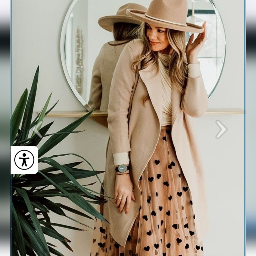 Chicwish Classy Open Front Knit Coat Sweater Tan Xs/s